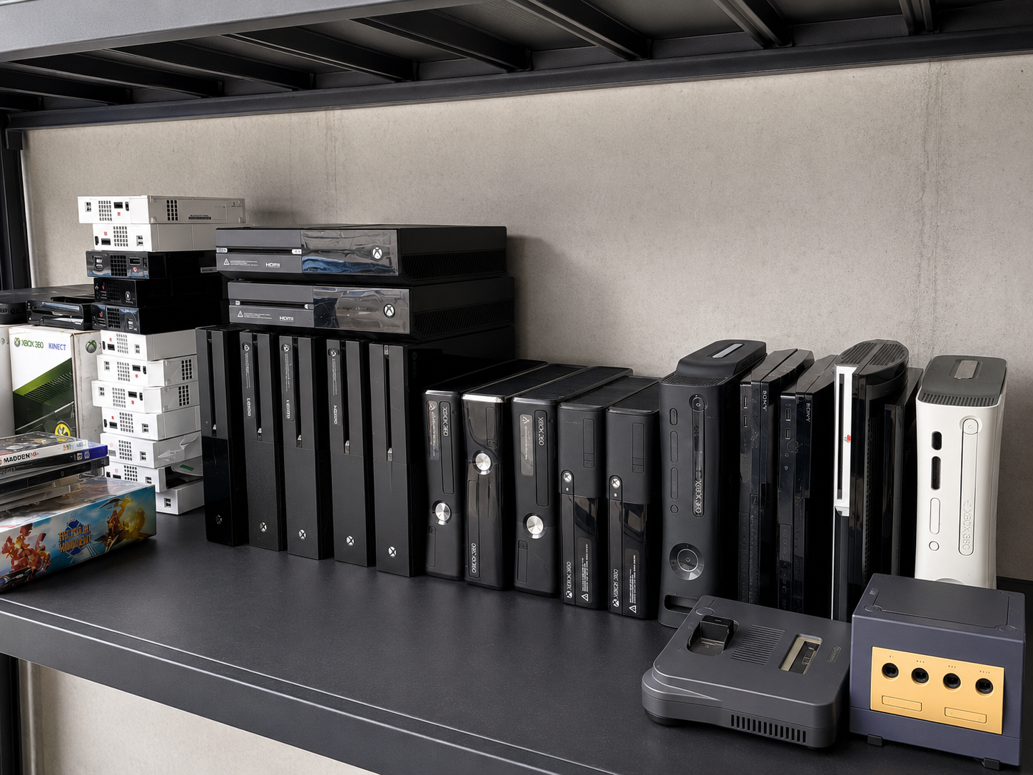 Gaming consoles prepared for reuse and resale